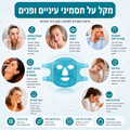 מסכת פנים עם כדורי ג'ל – קומפרס חם וקר | לשימוש חוזר